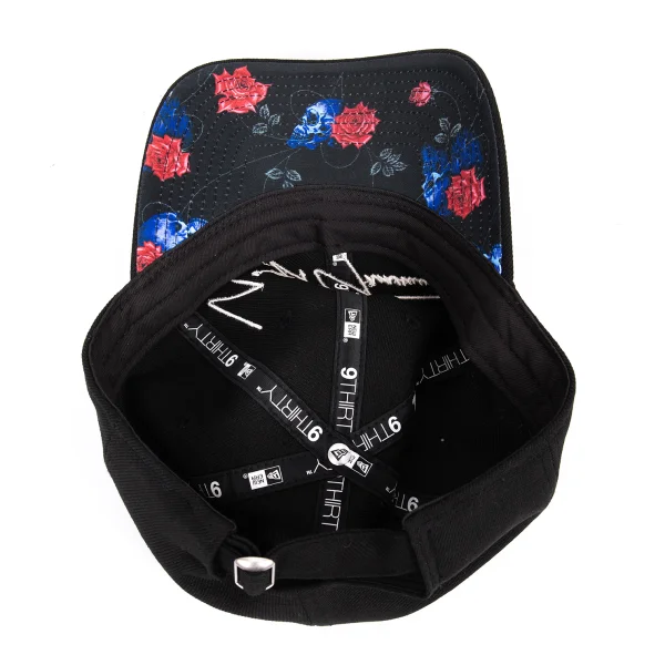 Yohji Yamamoto POUR HOMME×NEW ERA 9FORTY Skull Rose Cap K-165804_009