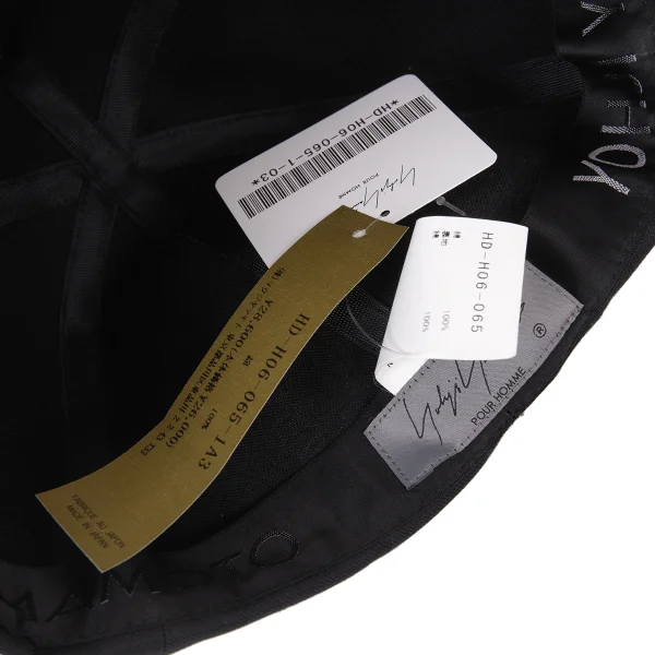 Yohji Yamamoto POUR HOMME Cotton Newsboy Cap K-165805_008