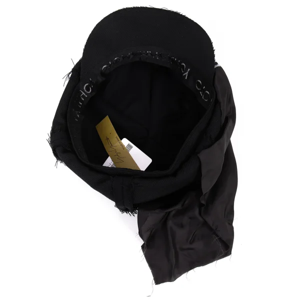 Yohji Yamamoto POUR HOMME Cuora Pasted Wool Newsboy Cap K-165806_008