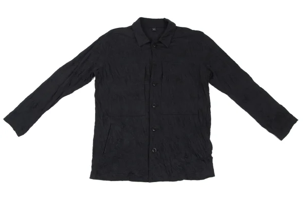 Y's Wrinkled Front Pocket Long Sleeve Shirt K-165807_002