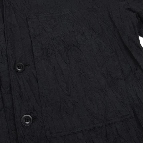 Y's Wrinkled Front Pocket Long Sleeve Shirt K-165807_007