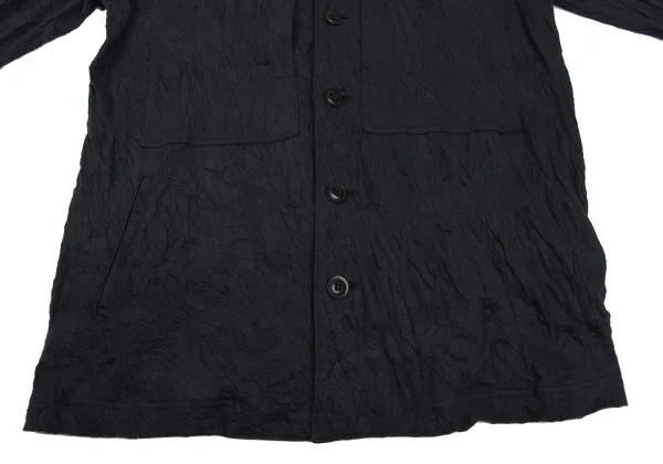 Y's Wrinkled Front Pocket Long Sleeve Shirt K-165807_011