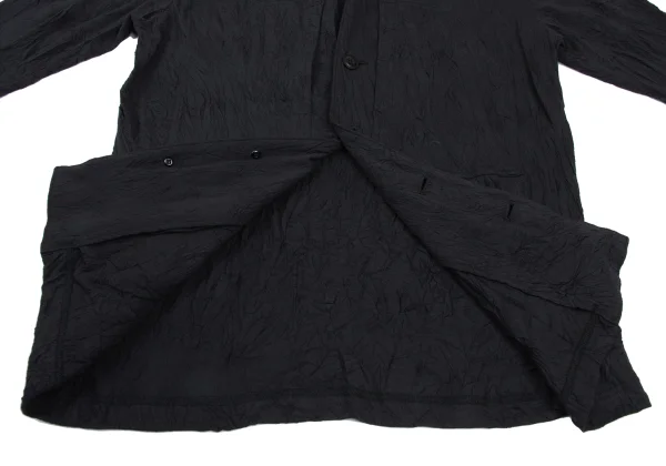 Y's Wrinkled Front Pocket Long Sleeve Shirt K-165807_013