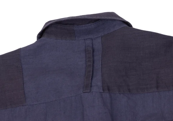 s'yte Linen Panel Switching Long Sleeve Shirt K-165809_013