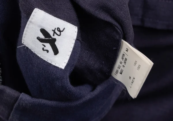 s'yte Linen Panel Switching Long Sleeve Shirt K-165809_015