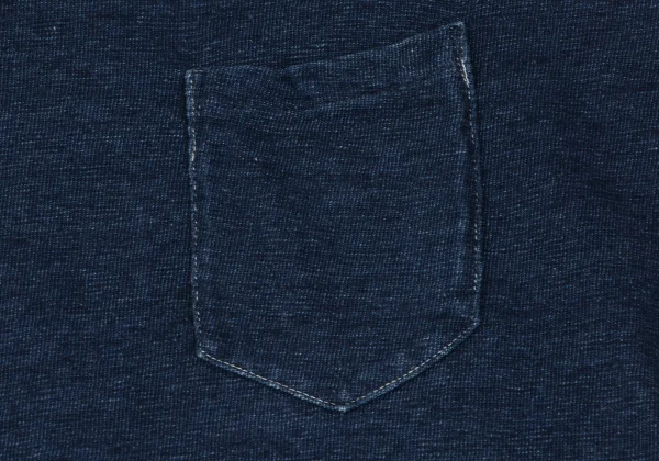 R by 45rpm Indigo Dyed Cotton Front Pocket Sweatshirt K-165811_005