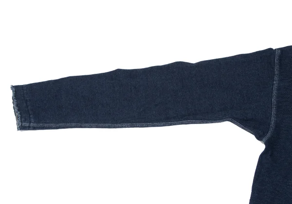 R by 45rpm Indigo Dyed Cotton Front Pocket Sweatshirt K-165811_006
