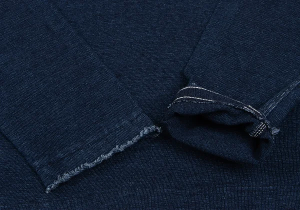 R by 45rpm Indigo Dyed Cotton Front Pocket Sweatshirt K-165811_007