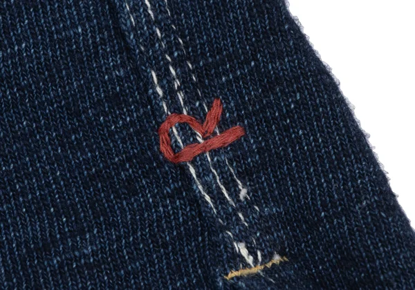 R by 45rpm Indigo Dyed Cotton Front Pocket Sweatshirt K-165811_009