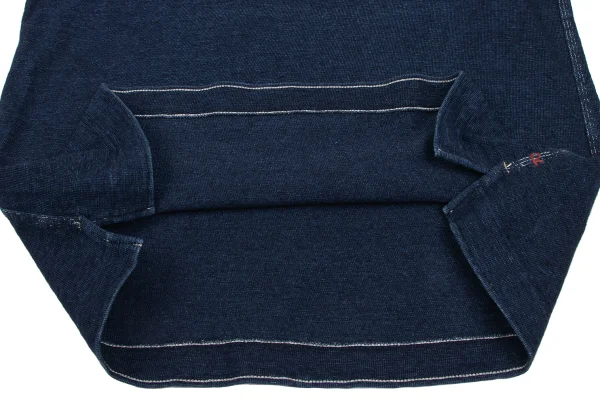 R by 45rpm Indigo Dyed Cotton Front Pocket Sweatshirt K-165811_010