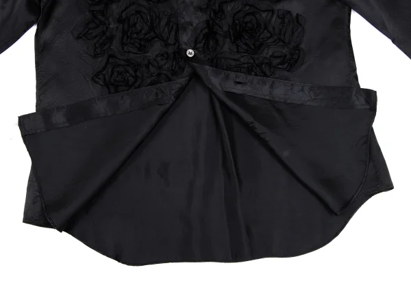 robe de chambre COMME des GARCONS Floral Taping Satin Shirt K-165816_014