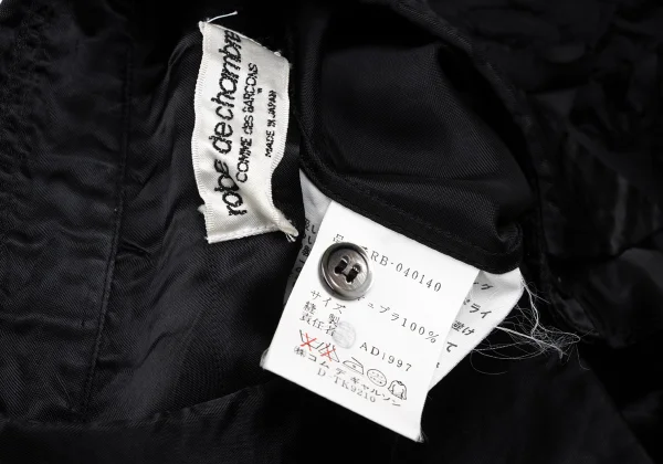 robe de chambre COMME des GARCONS Floral Taping Satin Shirt K-165816_018