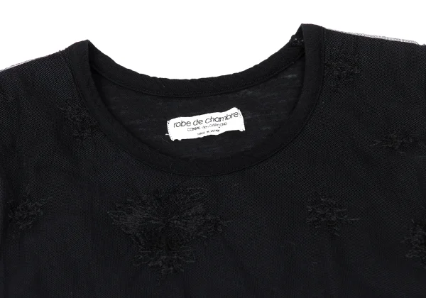 robe de chambre COMME des GARCONS Tulle Layered Wool Dress K-165817_004