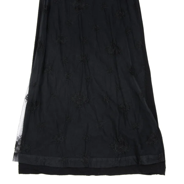 robe de chambre COMME des GARCONS Tulle Layered Wool Dress K-165817_006