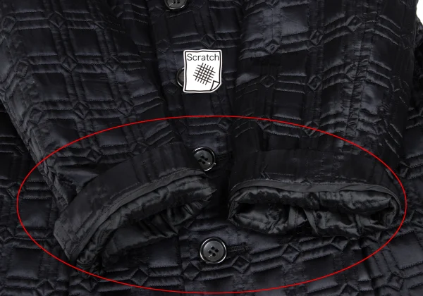 robe de chambre COMME des GARCONS Geometric Quilted Coat K-165818_008