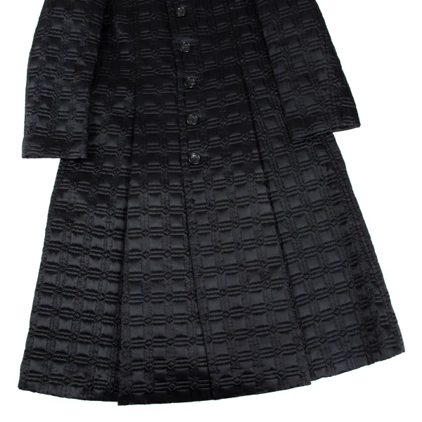 robe de chambre COMME des GARCONS Geometric Quilted Coat K-165818_009