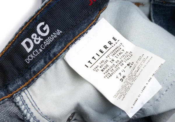 D&G Frill Hem Light Jeans K-165819_014