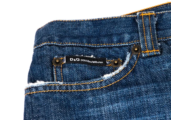 D&G Denim Switching Stretch Rib Pants K-165820_004