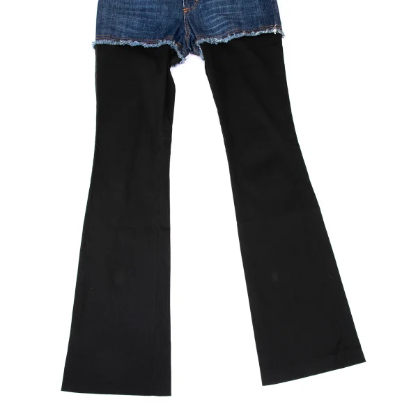 D&G Denim Switching Stretch Rib Pants K-165820_008