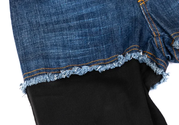 D&G Denim Switching Stretch Rib Pants K-165820_009