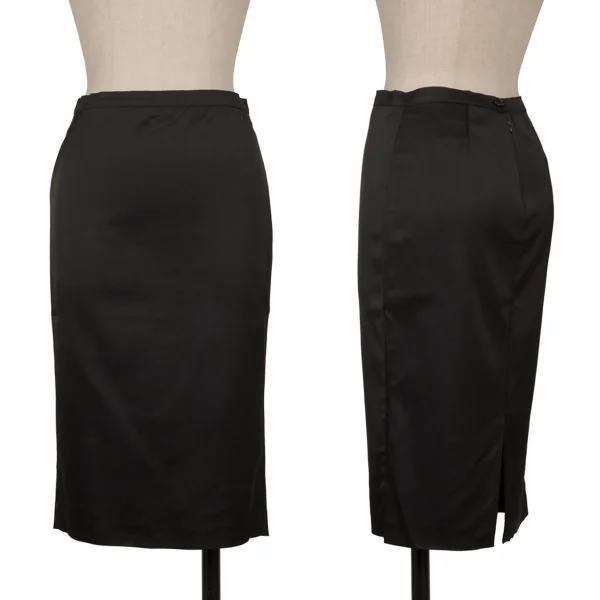 D&G Shiny Slit Skirt Black 24/38 K-165821_001