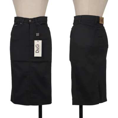 D&G Cotton Slit Skirt