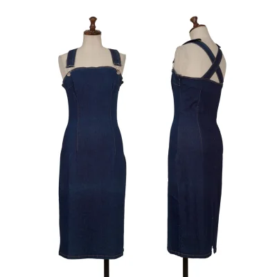 D&G Stretch Denim Jumper Skirt