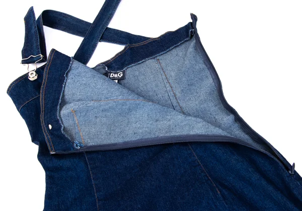 D&G Stretch Denim Jumper Skirt K-165823_006