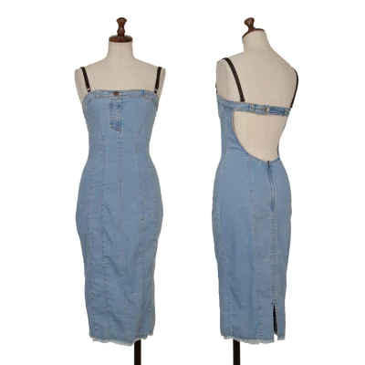 D&G Stretch Denim Cami Dress