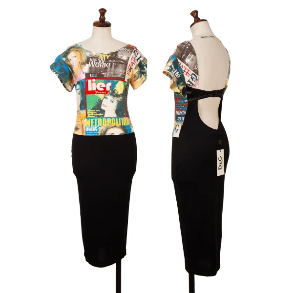 D&G Magazine Printed Dress Multi-Color 24 38 K-165826_001