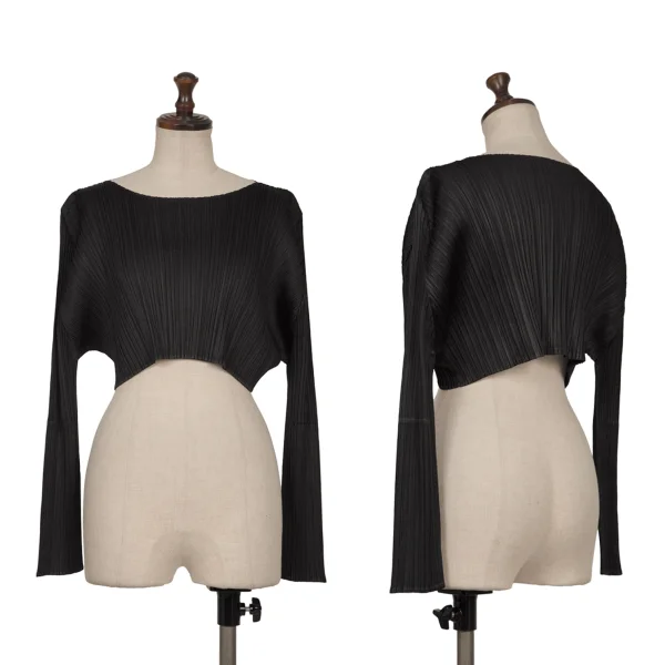 PLEATS PLEASE Short T Shirt Black 3 K-165827_001