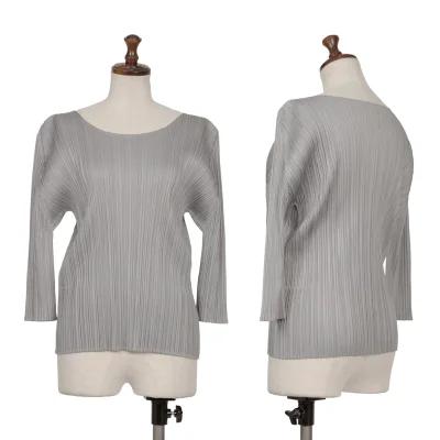 PLEATS PLEASE 3/4 Sleeves T Shirt