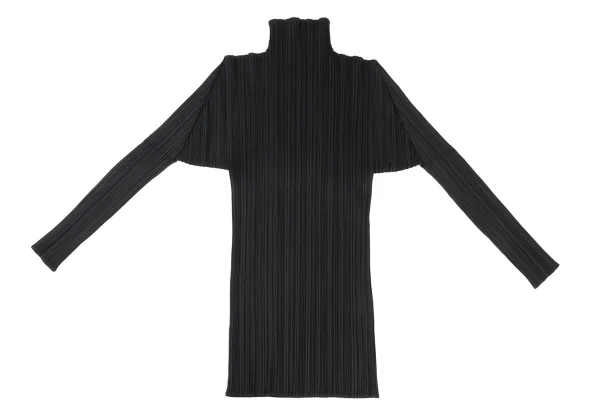 PLEATS PLEASE Pleated High-neck Top K-165835_002