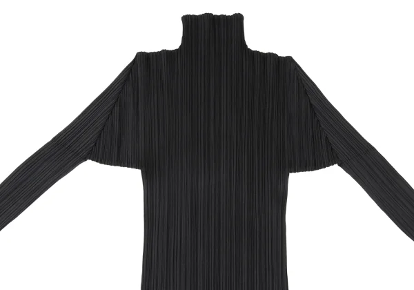 PLEATS PLEASE Pleated High-neck Top K-165835_003