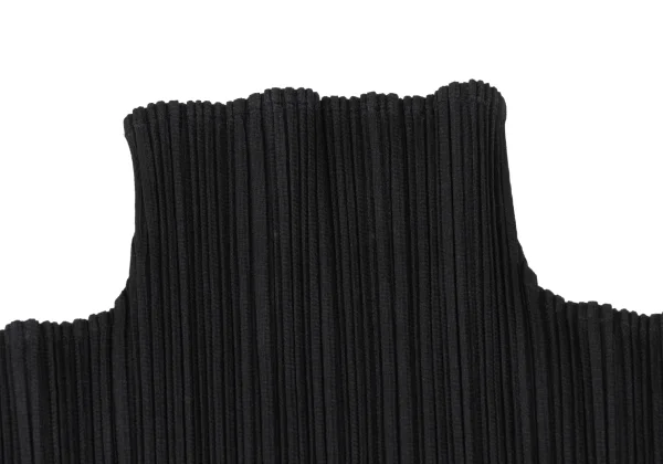 PLEATS PLEASE Pleated High-neck Top K-165835_004