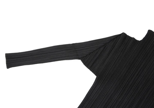 PLEATS PLEASE Pleated High-neck Top K-165835_005