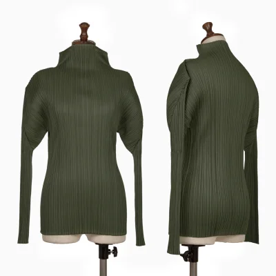 PLEATS PLEASE Pleats High-neck Top