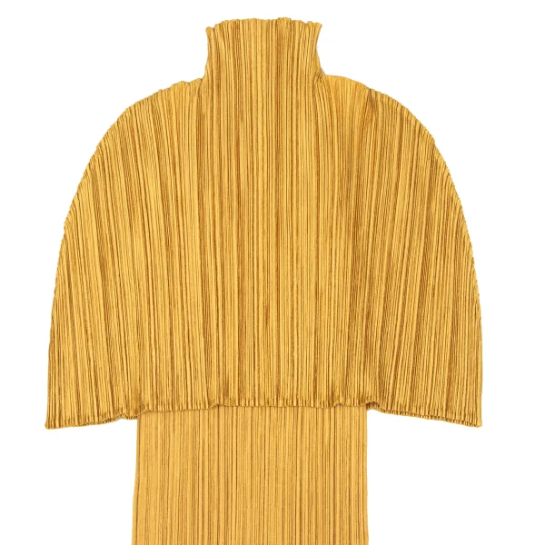 PLEATS PLEASE High-neck Shiny Pleats Layered Tank Top K-165843_003