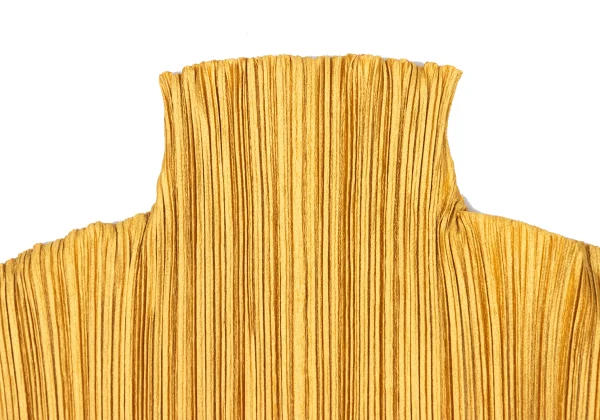 PLEATS PLEASE High-neck Shiny Pleats Layered Tank Top K-165843_004