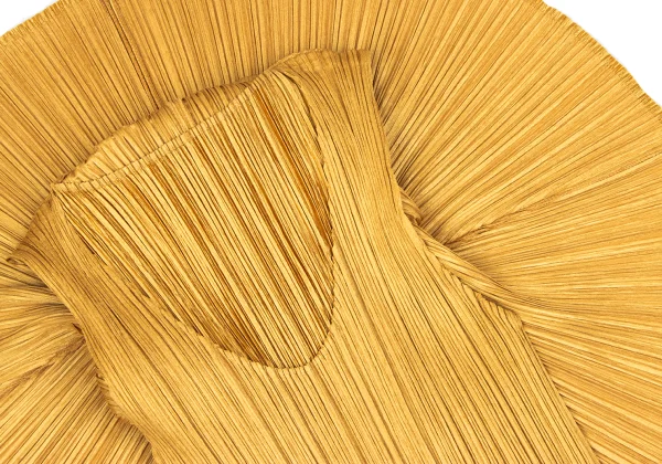 PLEATS PLEASE High-neck Shiny Pleats Layered Tank Top K-165843_008