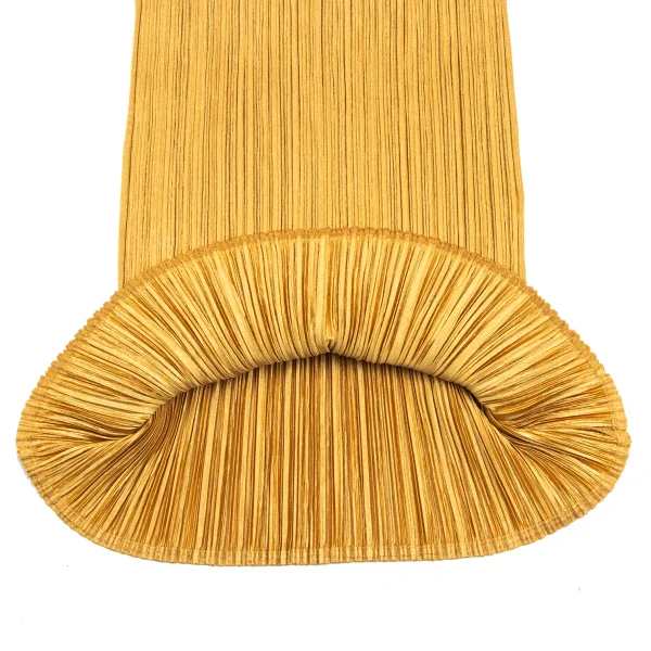 PLEATS PLEASE High-neck Shiny Pleats Layered Tank Top K-165843_010