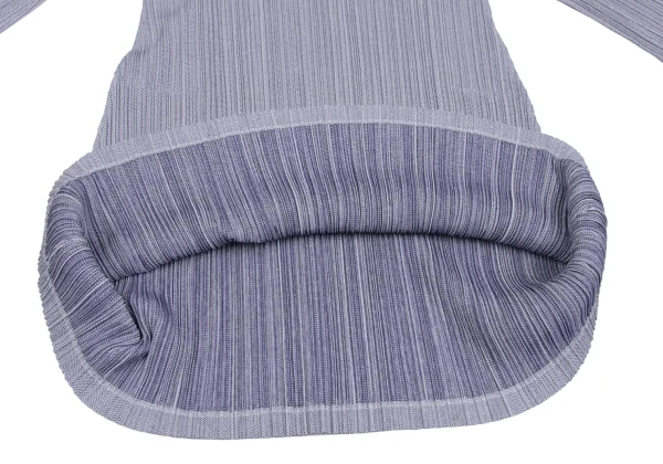 PLEATS PLEASE Herringbone Woven 3/4 Sleeve Tunic K-165847_008