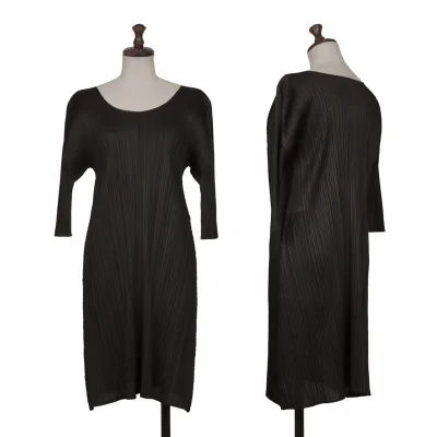 PLEATS PLEASE Pleats Half Sleeve Flare Tunic