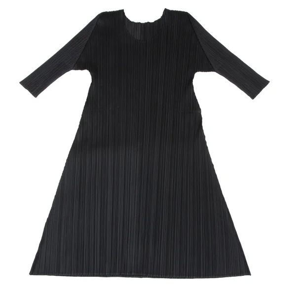 PLEATS PLEASE Pleats Half Sleeve Flare Tunic K-165850_002