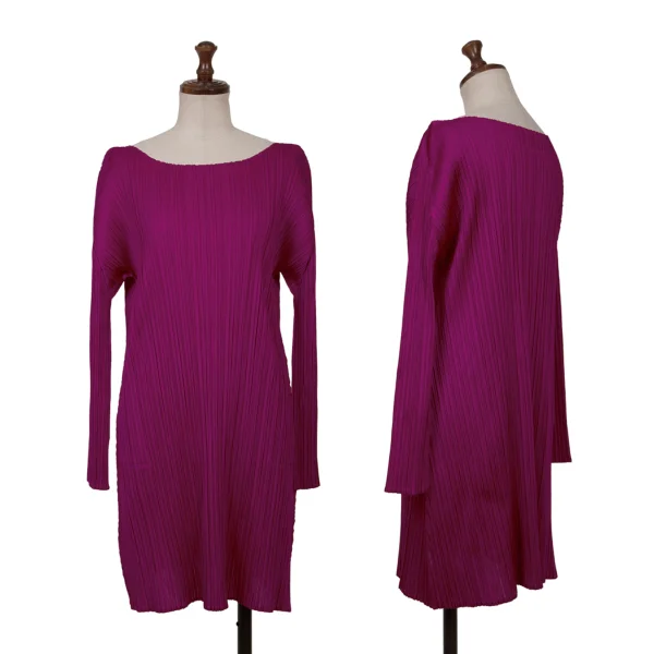 PLEATS PLEASE Flare Tunic Pink 3 K-165855_001