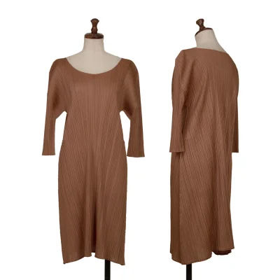 PLEATS PLEASE Pleats Half Sleeve Flare Tunic