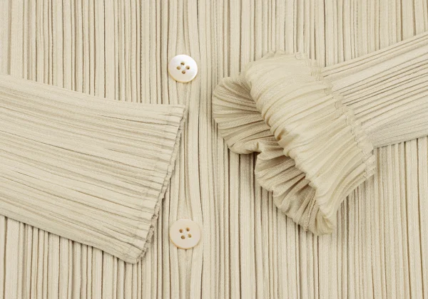 PLEATS PLEASE Pleats Open Collar Shirt K-165861_007