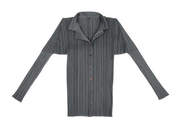 PLEATS PLEASE Pleats Open Collar Shirt K-165863_002