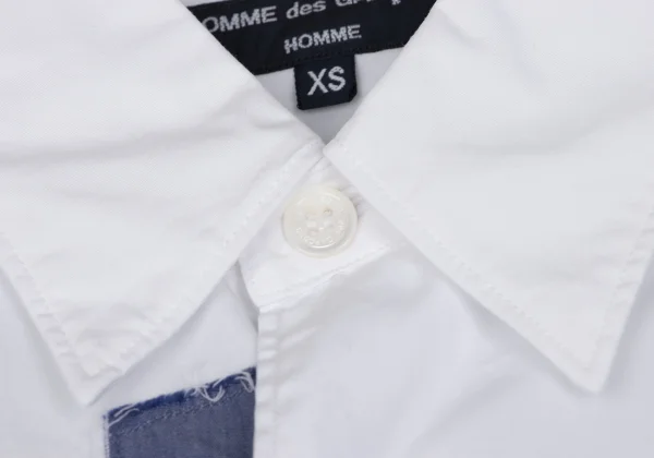 COMME des GARCONS HOMME Crazy Patch Long Sleeve Shirt K-165865_004