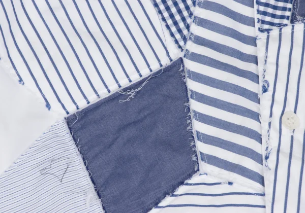 COMME des GARCONS HOMME Crazy Patch Long Sleeve Shirt K-165865_007